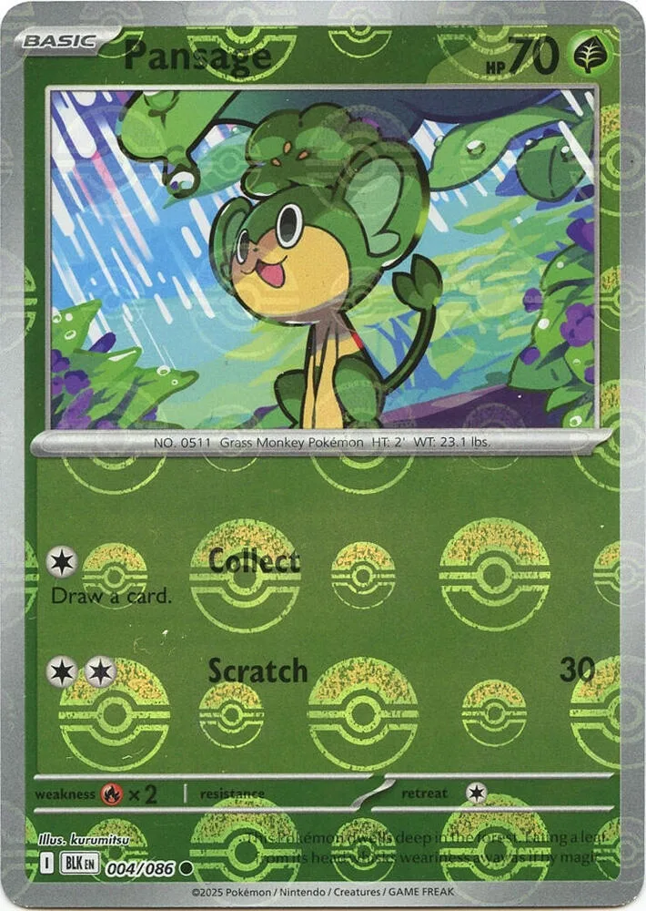 Pansage (Poké Ball Pattern) thumbnail