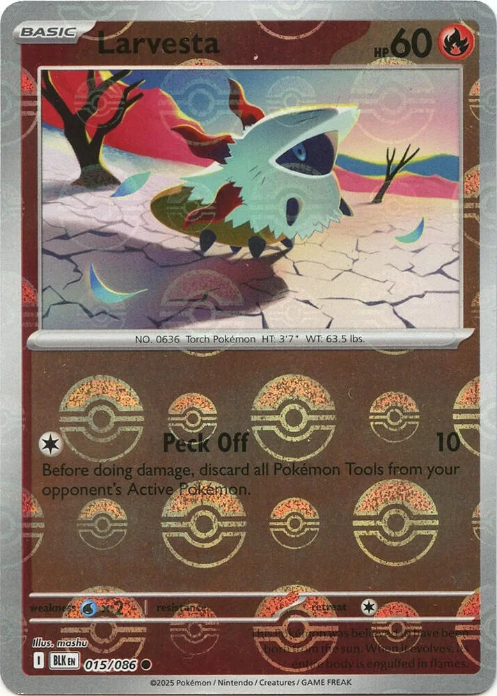 Larvesta (Poké Ball Pattern) thumbnail