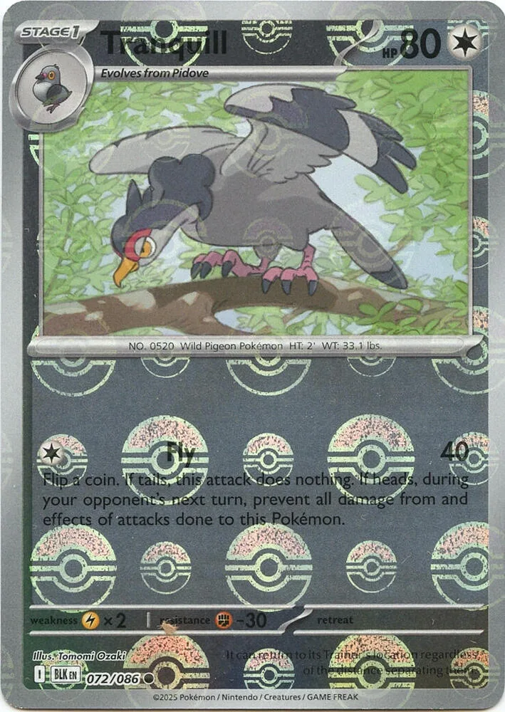 Tranquill (Poké Ball Pattern) thumbnail