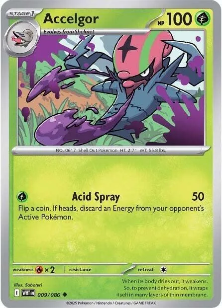 Accelgor card front