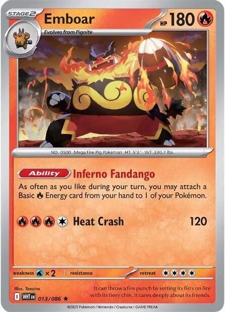 Emboar card front