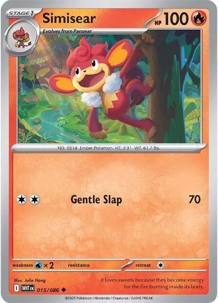 Simisear card front