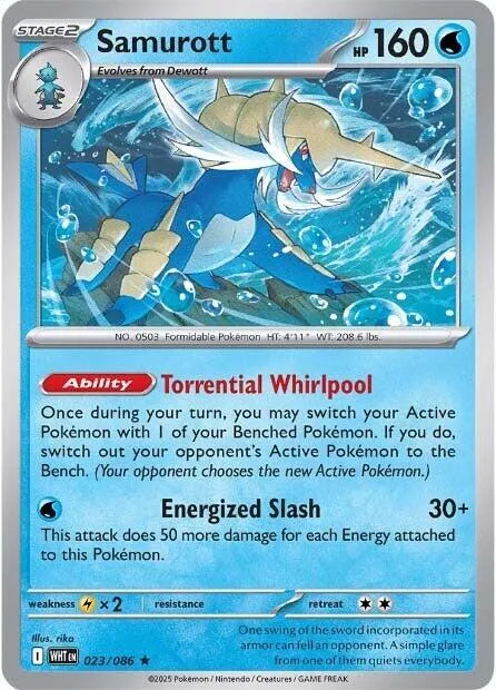 Samurott card front