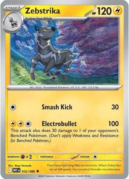 Zebstrika card front