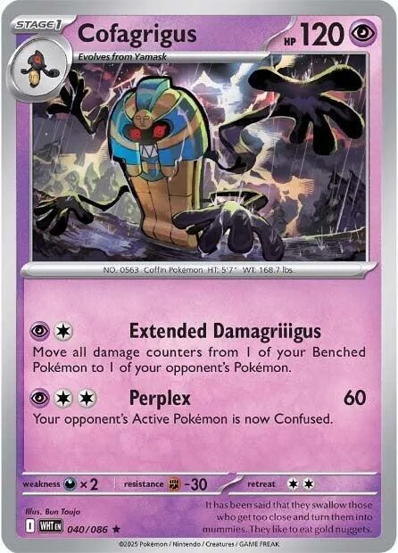 Cofagrigus card front