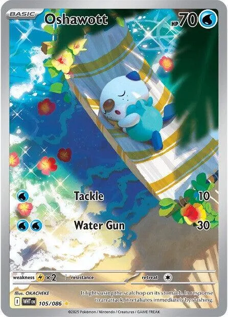 Oshawott Holofoil card