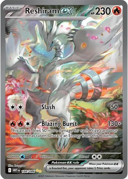 Reshiram ex Holofoil card