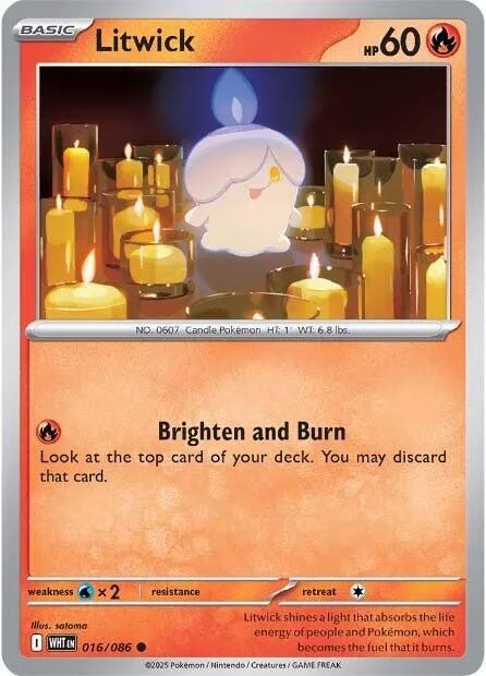 Litwick card front