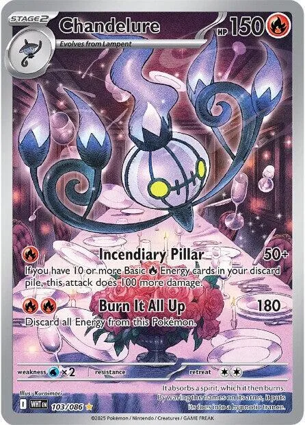 Chandelure Holofoil card