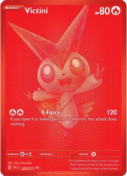 Victini Holofoil card