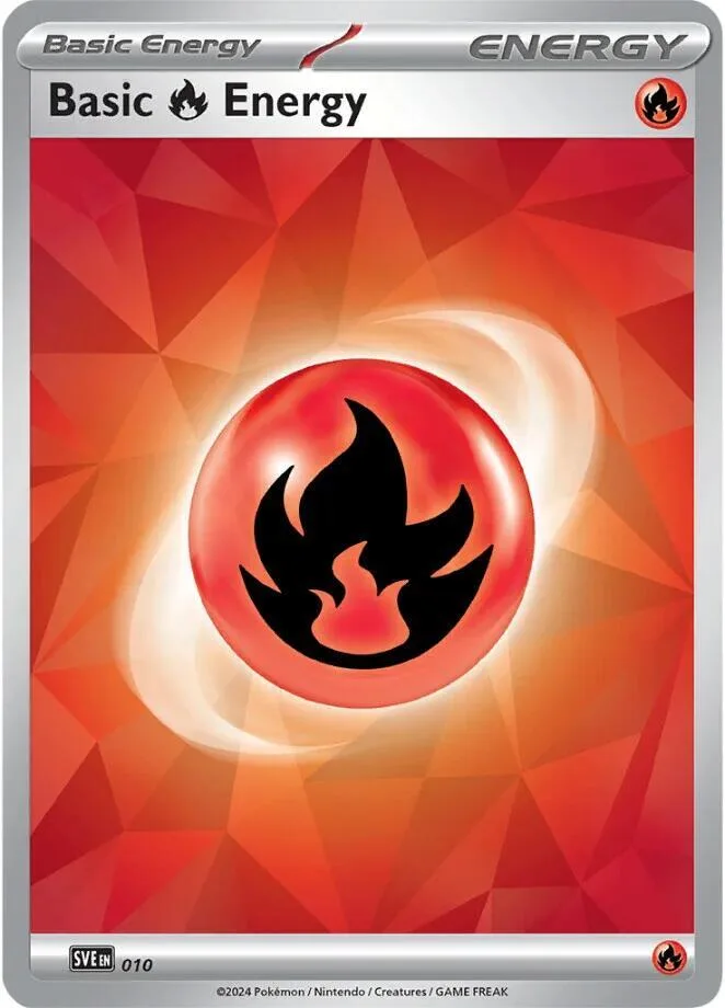 Basic Fire Energy card front