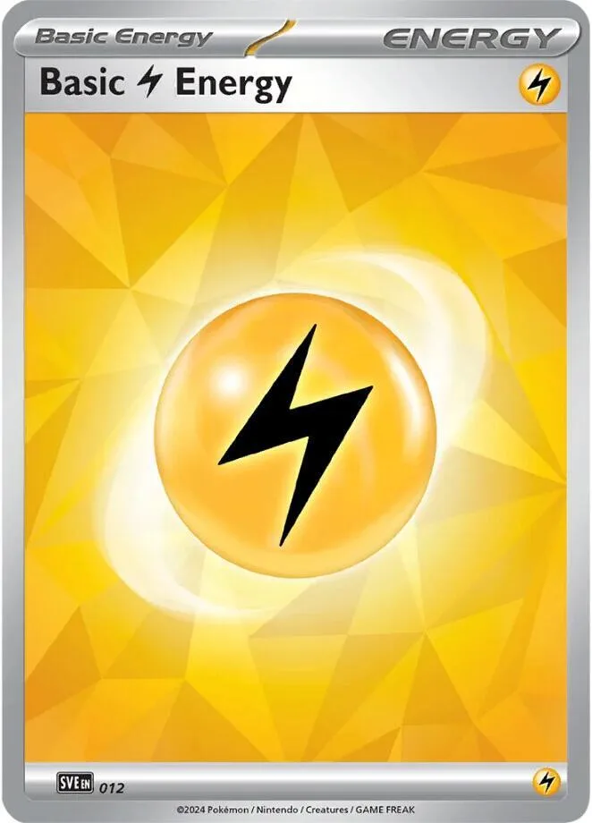 Basic Lightning Energy card front