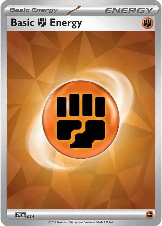 Basic Fighting Energy card front