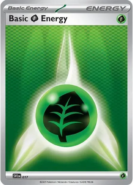 Basic Grass Energy card front