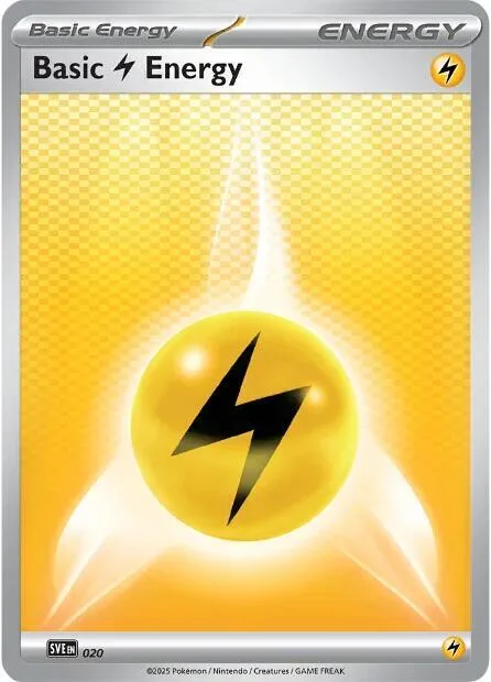Basic Lightning Energy card front