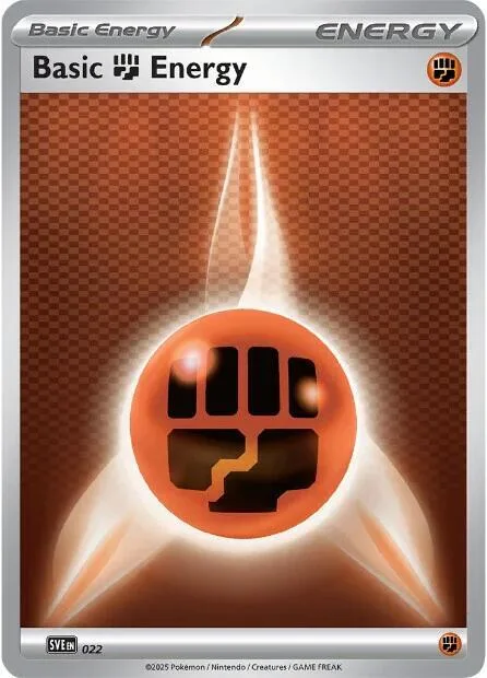 Basic Fighting Energy card front
