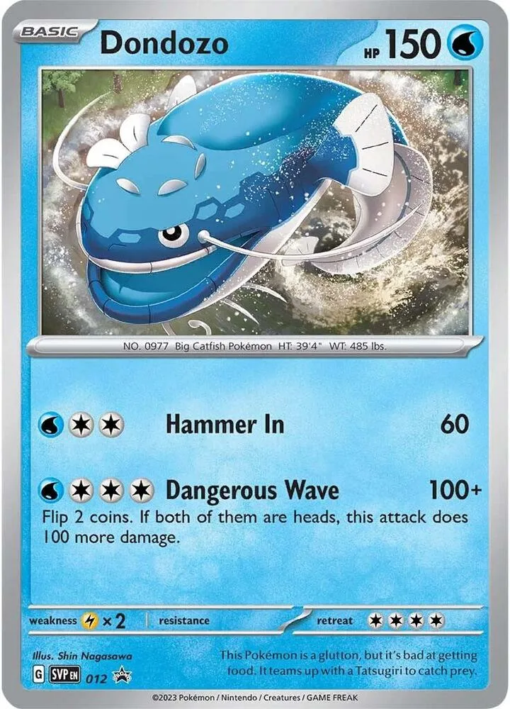 Dondozo card front
