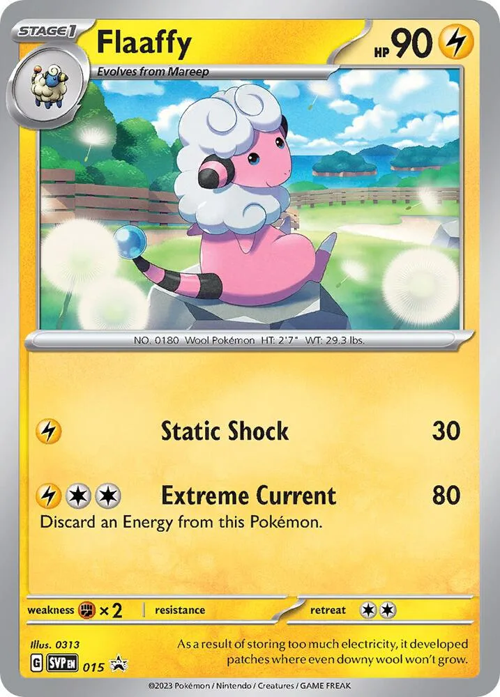 Flaaffy card front