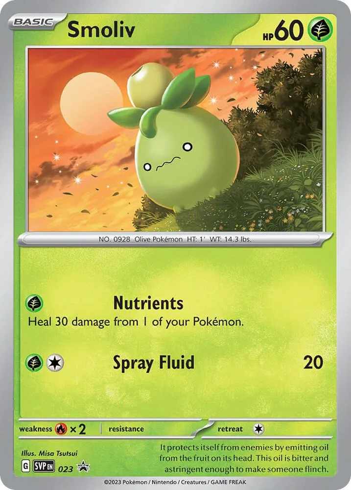Smoliv card front