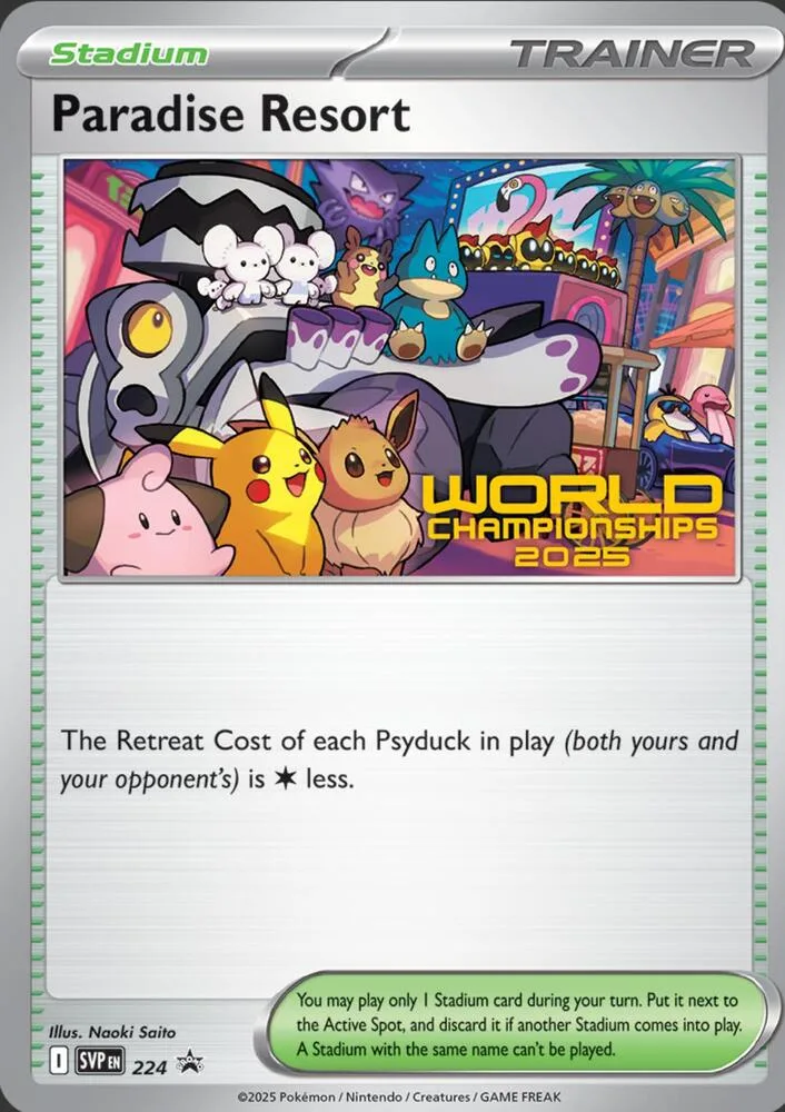 Paradise Resort (World Championships 2025) Normal card