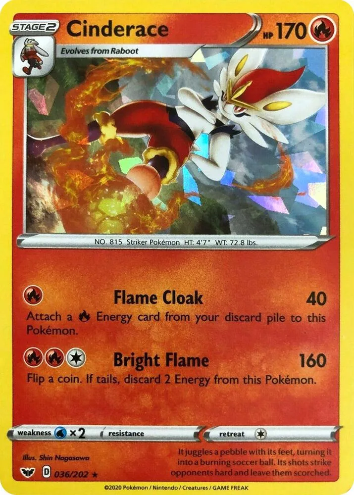 Cinderace (Cracked Ice Holo) thumbnail