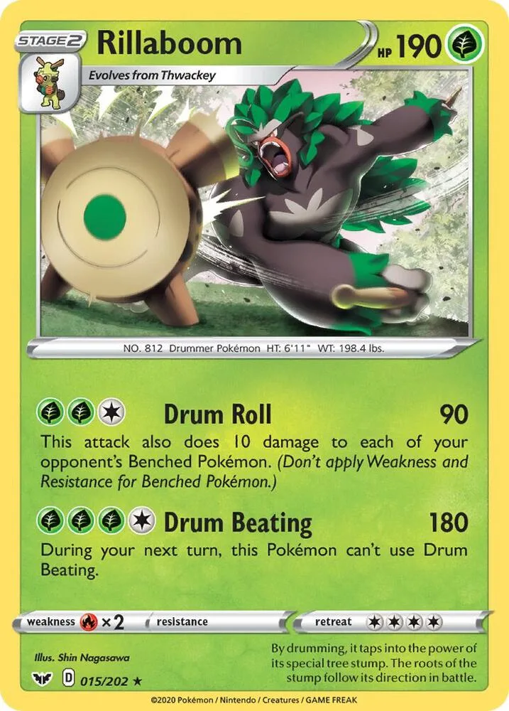 Rillaboom card front