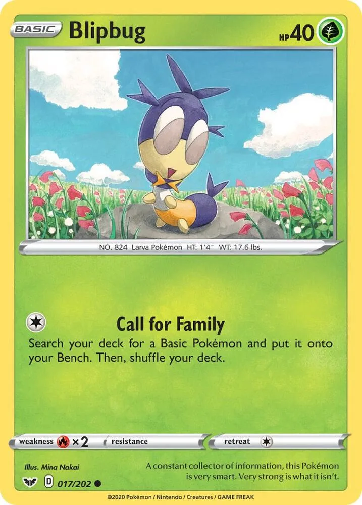 Blipbug card front