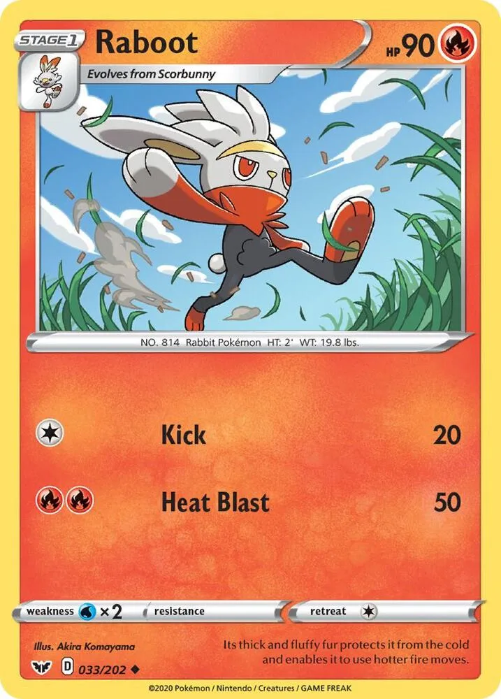 Raboot card front