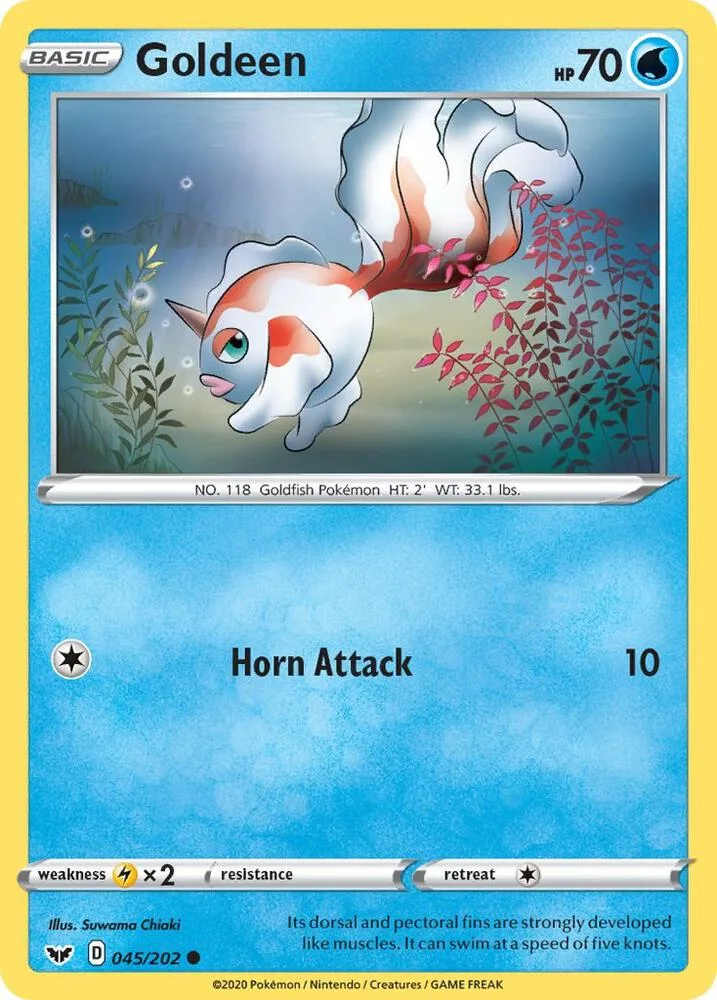 Goldeen card front