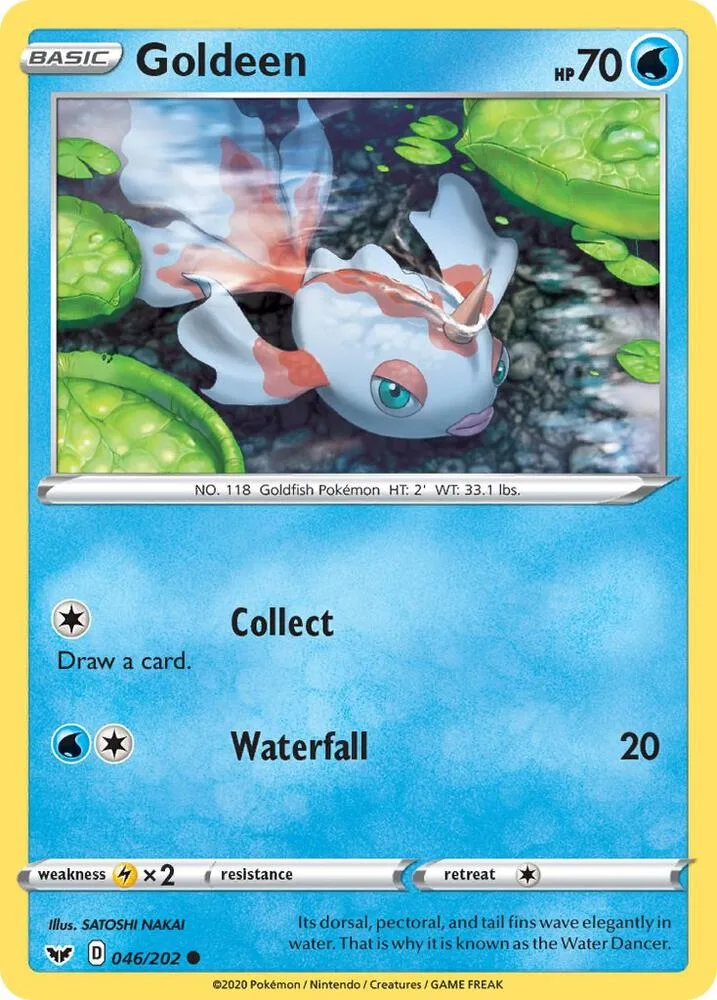 Goldeen card front