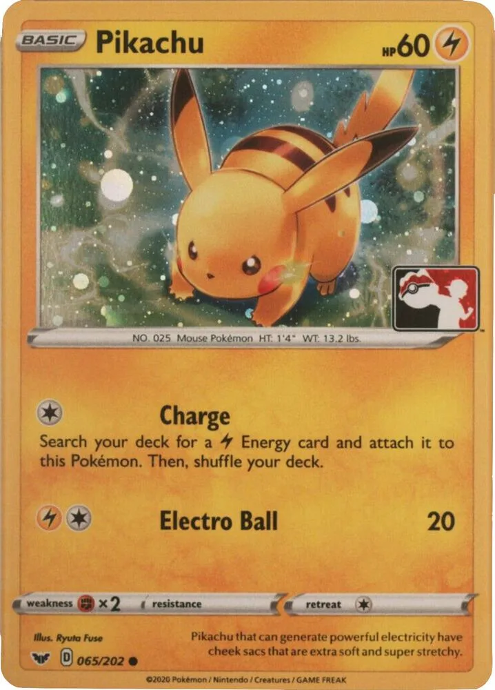 Pikachu Cosmos Holo card