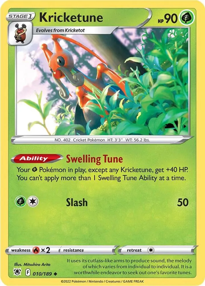 Kricketune card front