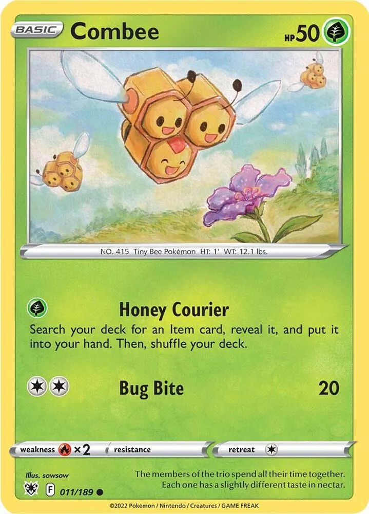 Combee card front