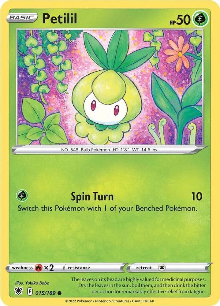 Petilil card front