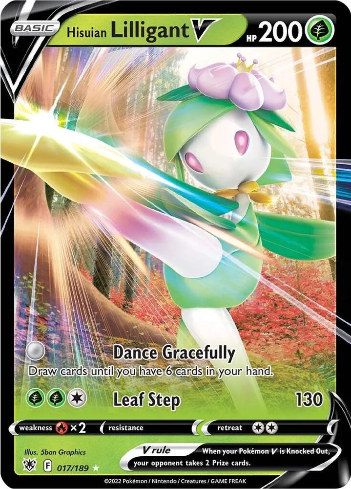 Hisuian Lilligant V card front