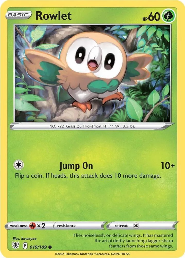 Rowlet card front