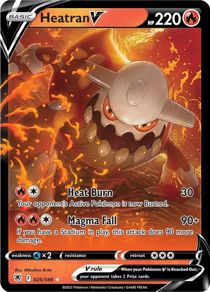 Heatran V card front