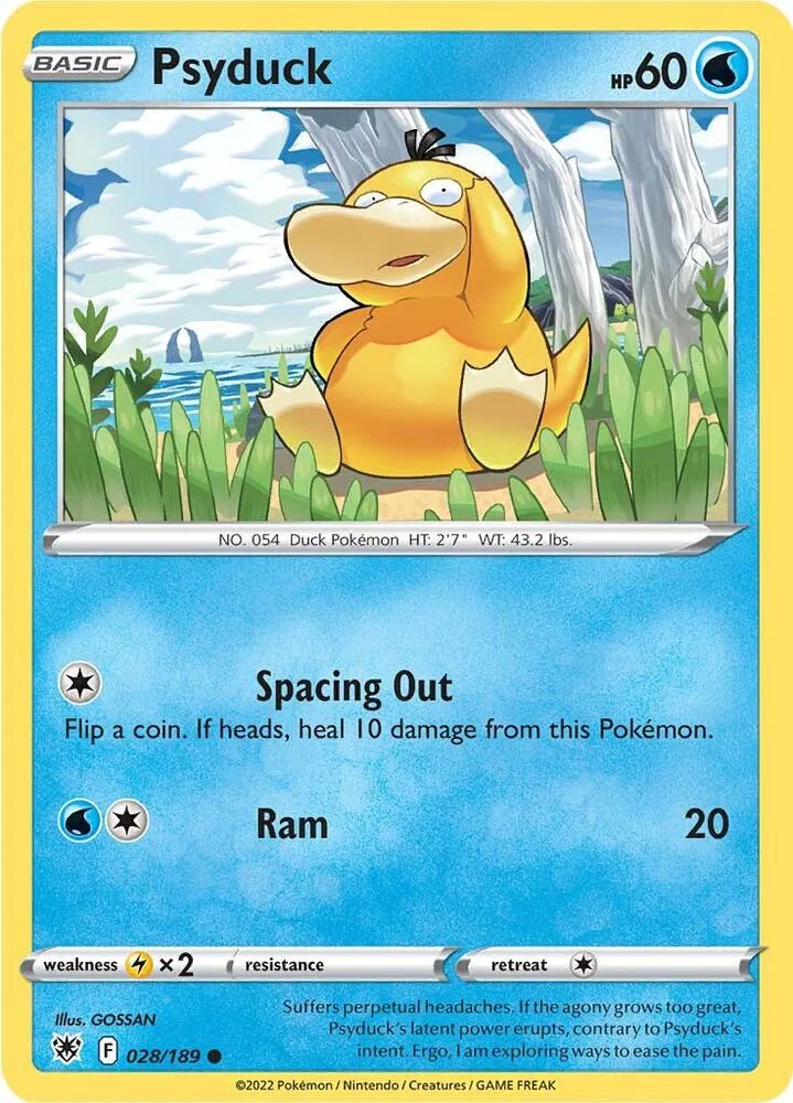 Psyduck card front