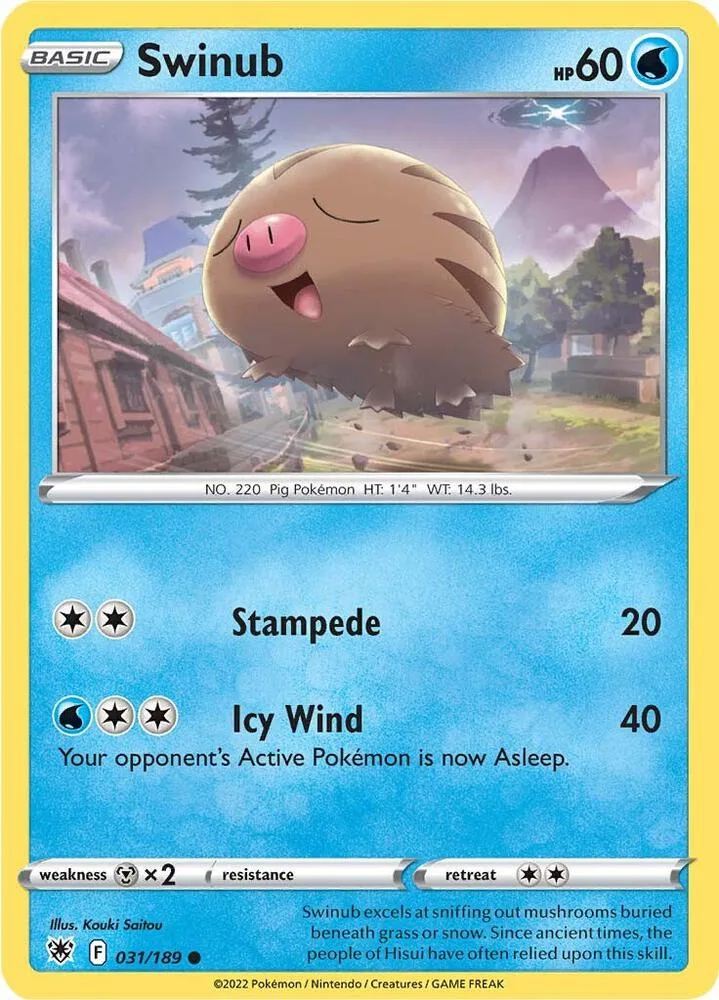 Swinub card front