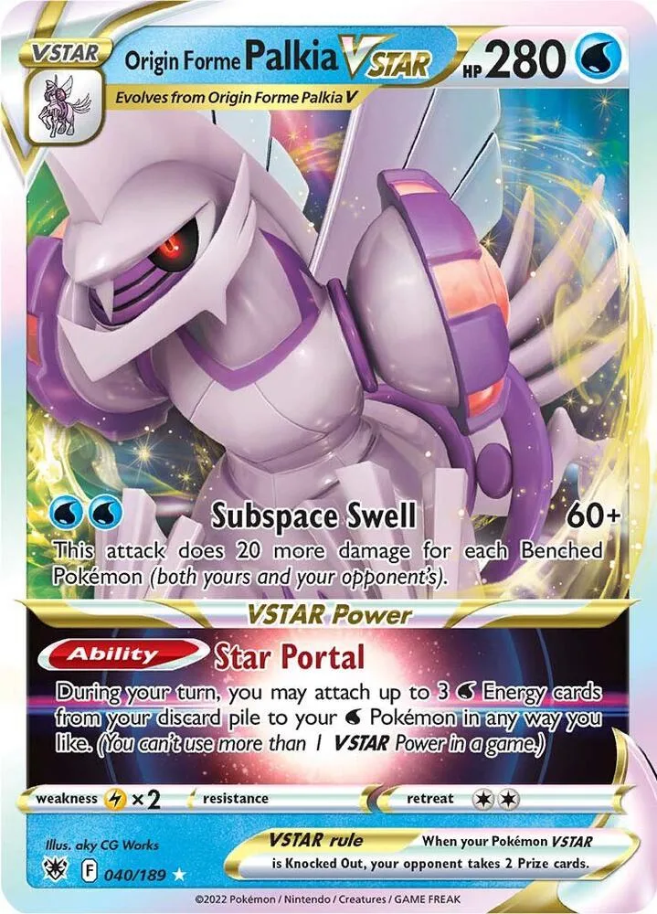 Origin Forme Palkia VSTAR card front