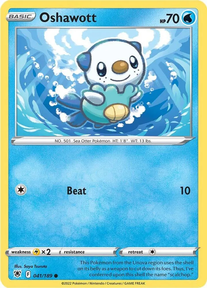 Oshawott card front