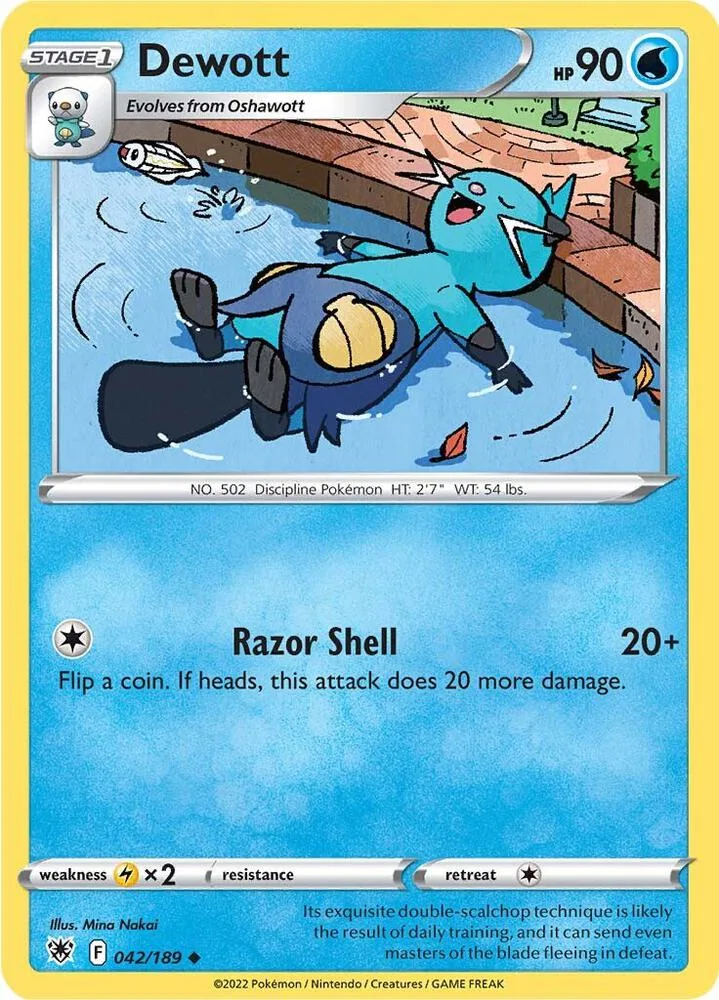 Dewott card front