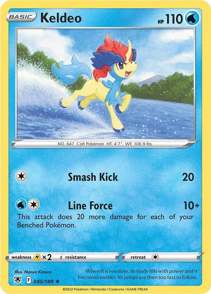Keldeo card front