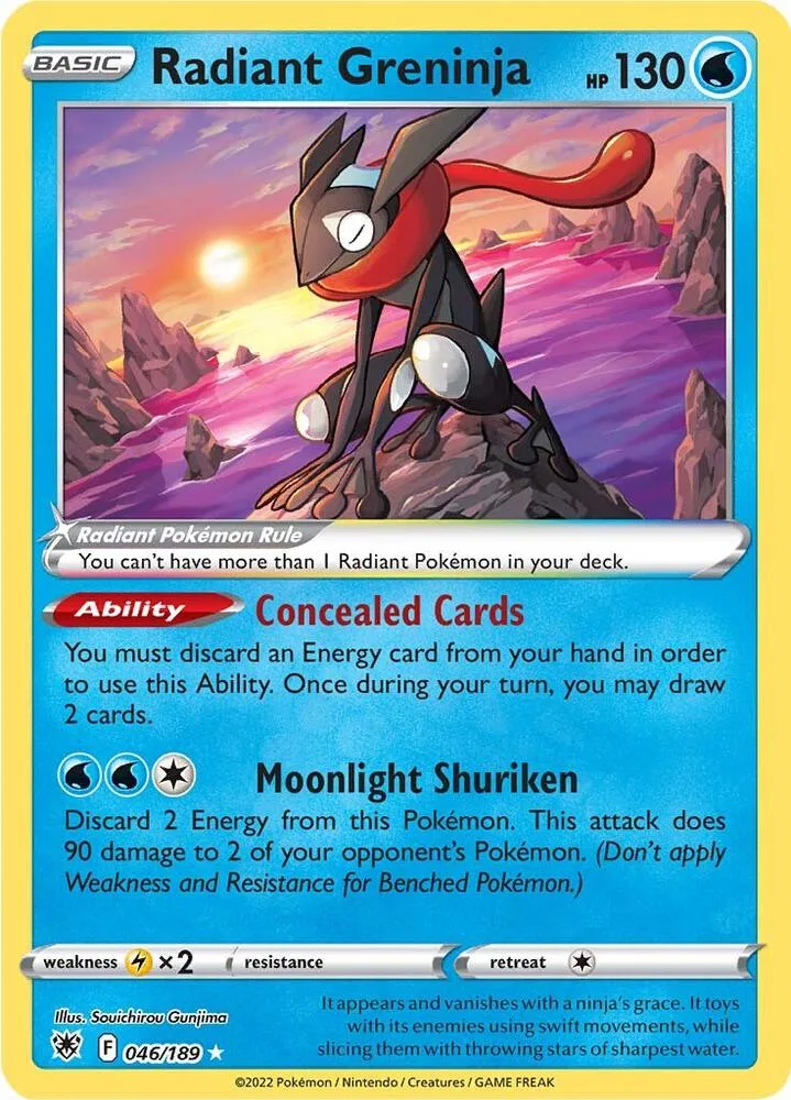 Radiant Greninja card front