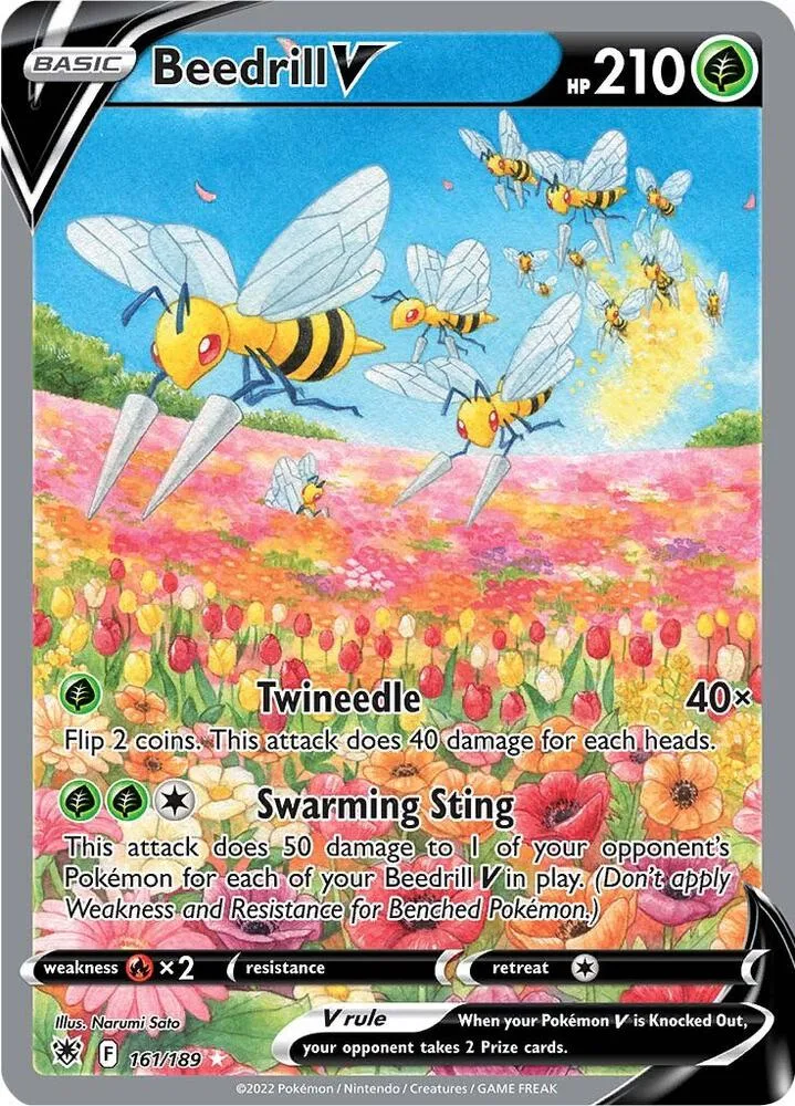 Beedrill V (Alternate Full Art) Holofoil card