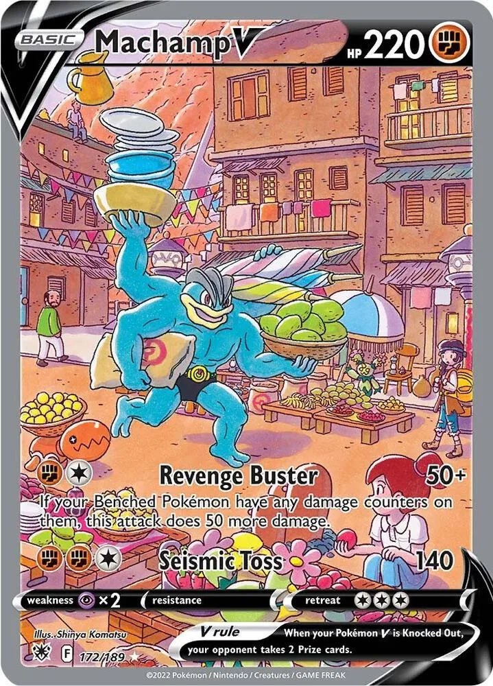 Machamp V (Alternate Full Art) Holofoil card