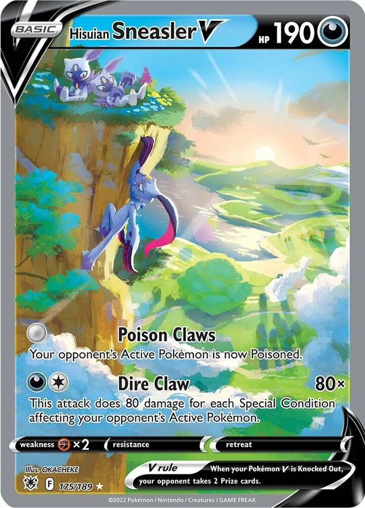 Hisuian Sneasler V (Alternate Full Art) Holofoil card