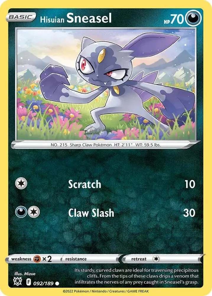 Hisuian Sneasel (Cosmos Holo) thumbnail
