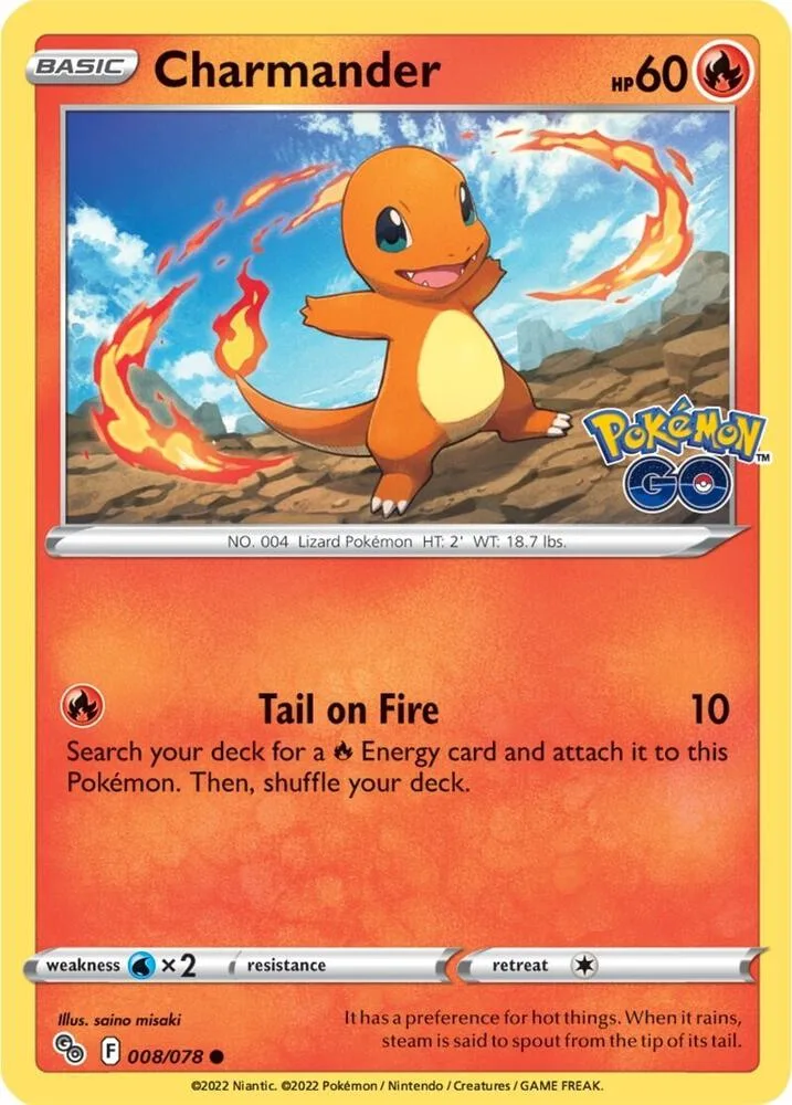 Charmander card front