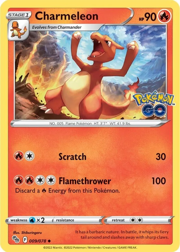 Charmeleon card front